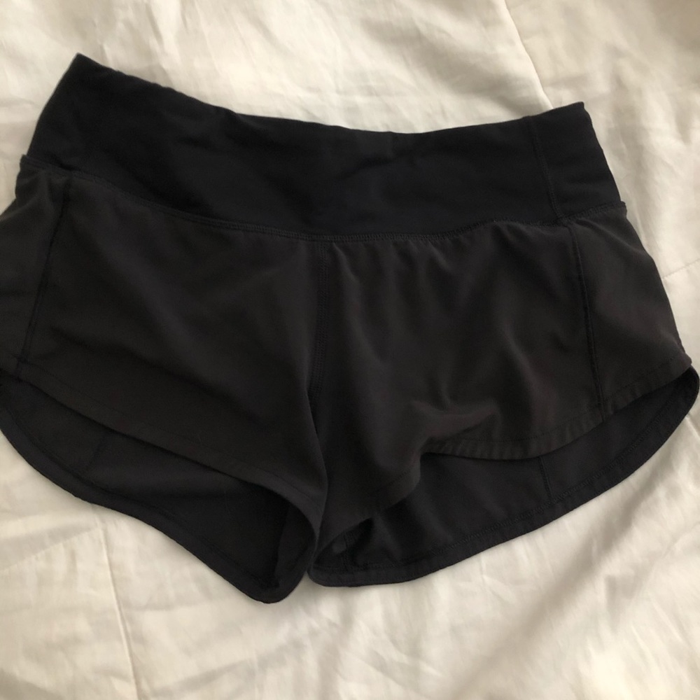 Lululemons Black running shorts